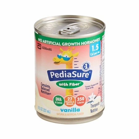 Pediasure 1.5 Cal With Fiber PediaSure Pediatric Oral Supplement, 1.5 Cal with Fiber, Vanilla Flavor, 8 oz. Can, Liquid, 24PK 67374